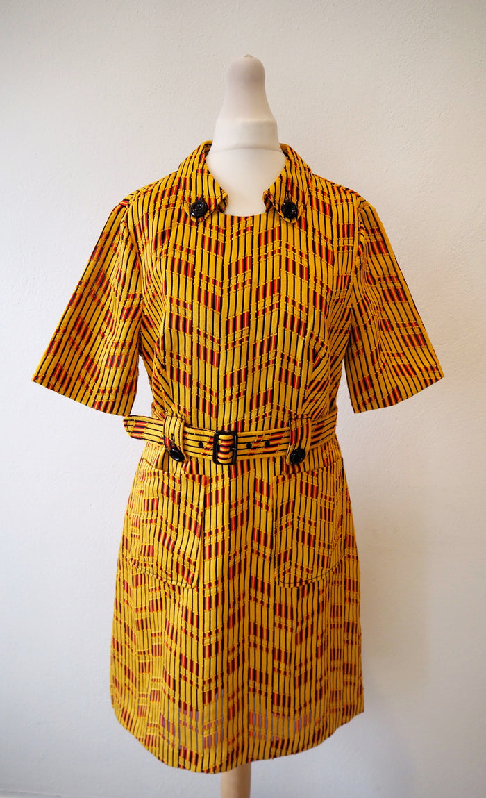 Damsel in a dress Yellow/Red shift 12