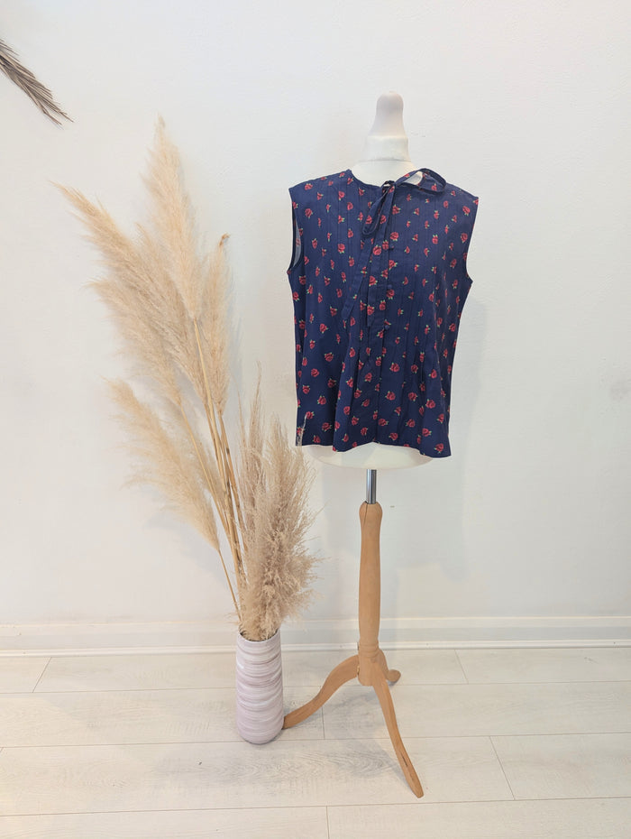Damson Madder navy floral top 10