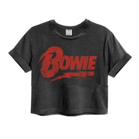 David Bowie Logo Crop Top