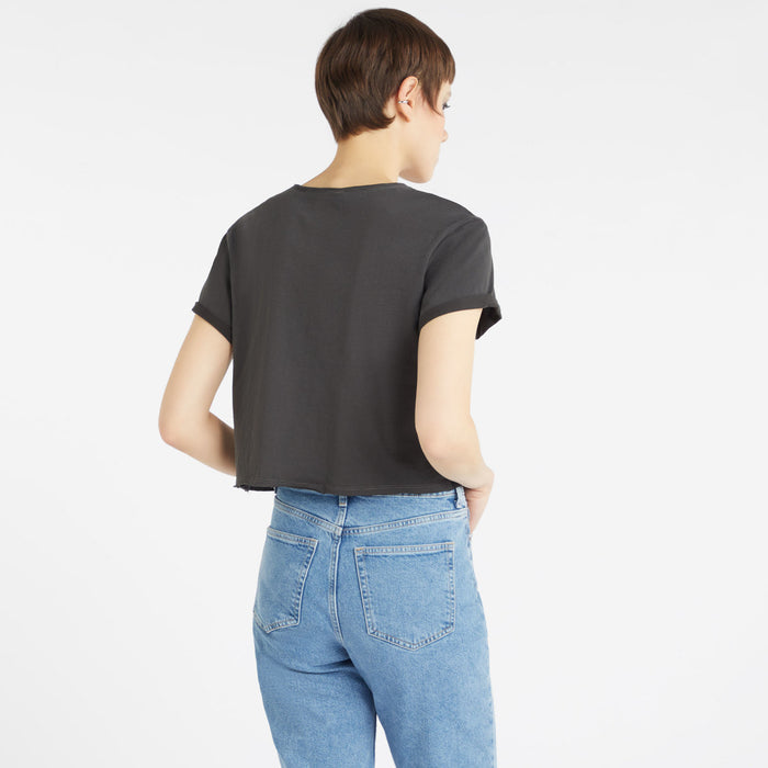 David Bowie Crop Top T Shirt - Logo Amplified