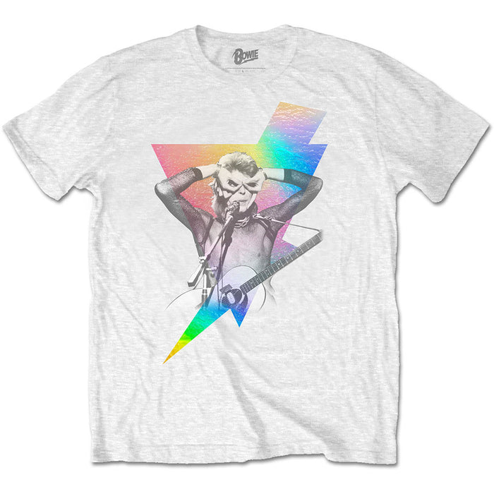 David Bowie T Shirt - Holographic Bolt Rock Off