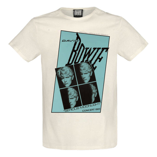 David Bowie T-Shirt - Serious Moonlight Quad Amplified