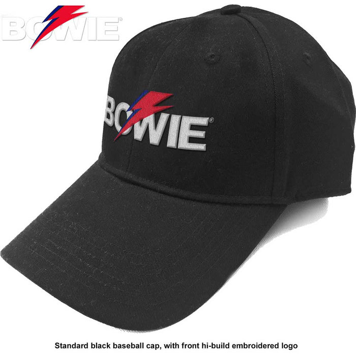 David Bowie Unisex Baseball Cap: Aladdin Sane Bolt Logo Rock Off
