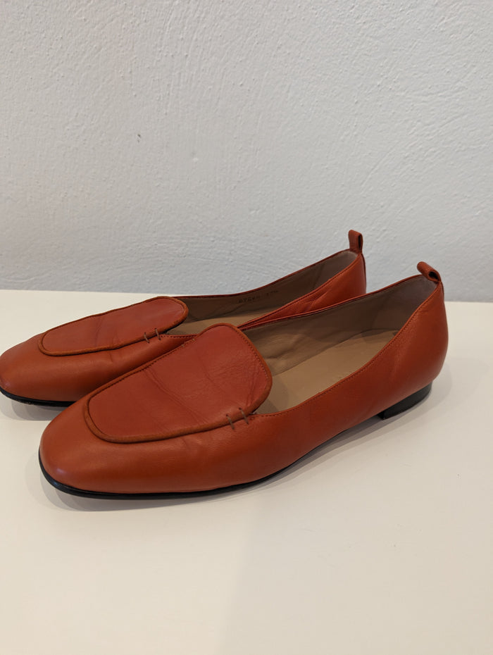 Dear Frances Cruise Loafers Burnt Red Size 4.5