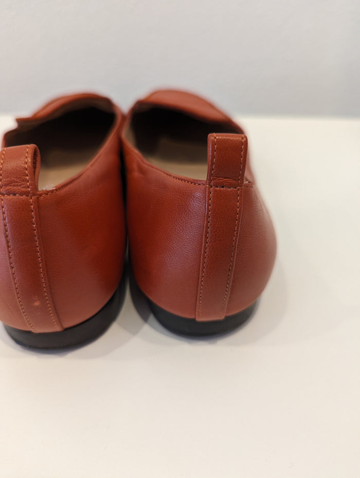 Dear Frances Cruise Loafers Burnt Red Size 4.5