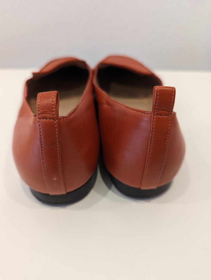 Dear Frances Cruise Loafers Burnt Red Size 4.5