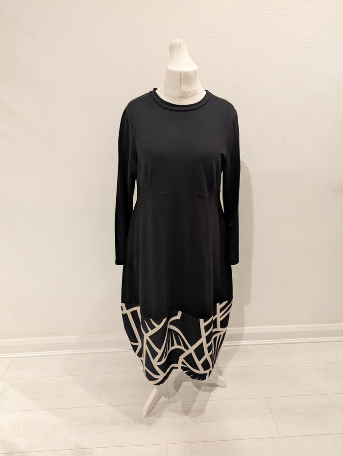 D.E.C.K by Decollage Black Sweater Dress One Size