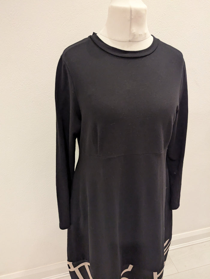 D.E.C.K by Decollage Black Sweater Dress One Size