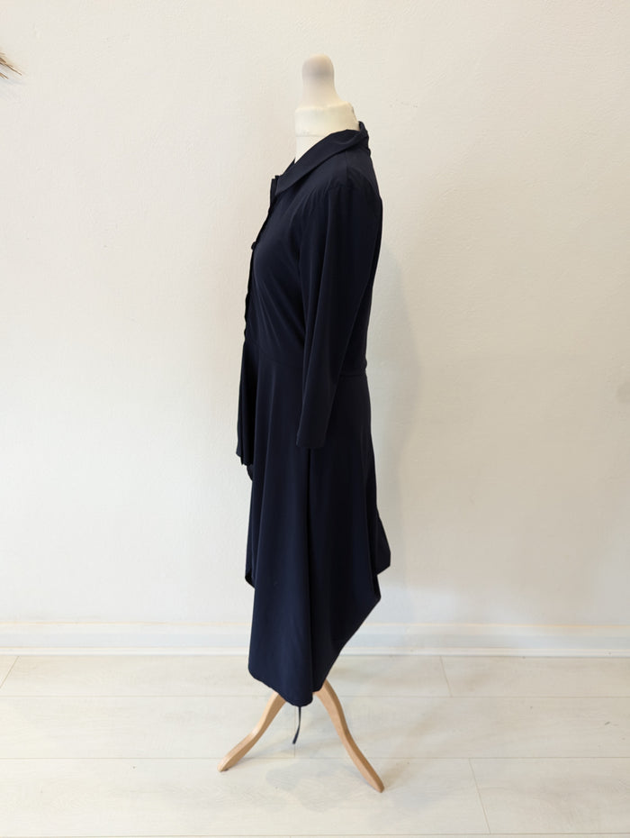 D.E.C.K Navy Long Shirt M