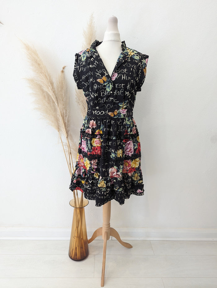 Derhy Floral Dress M NWT £102.95