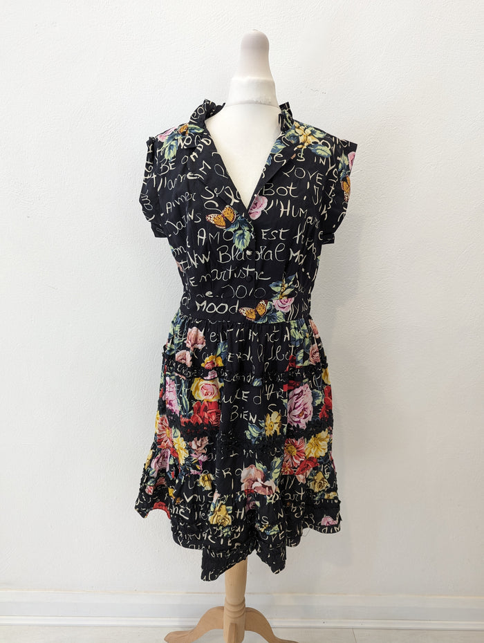 Derhy Floral Dress M NWT £102.95