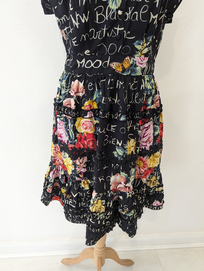 Derhy Floral Dress M NWT £102.95
