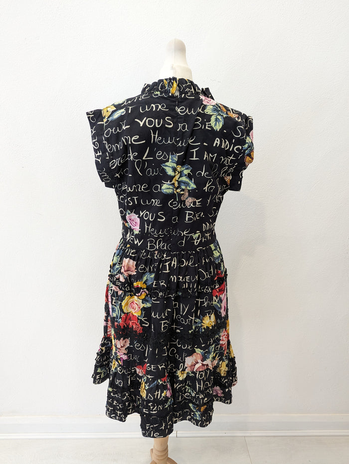 Derhy Floral Dress M NWT £102.95