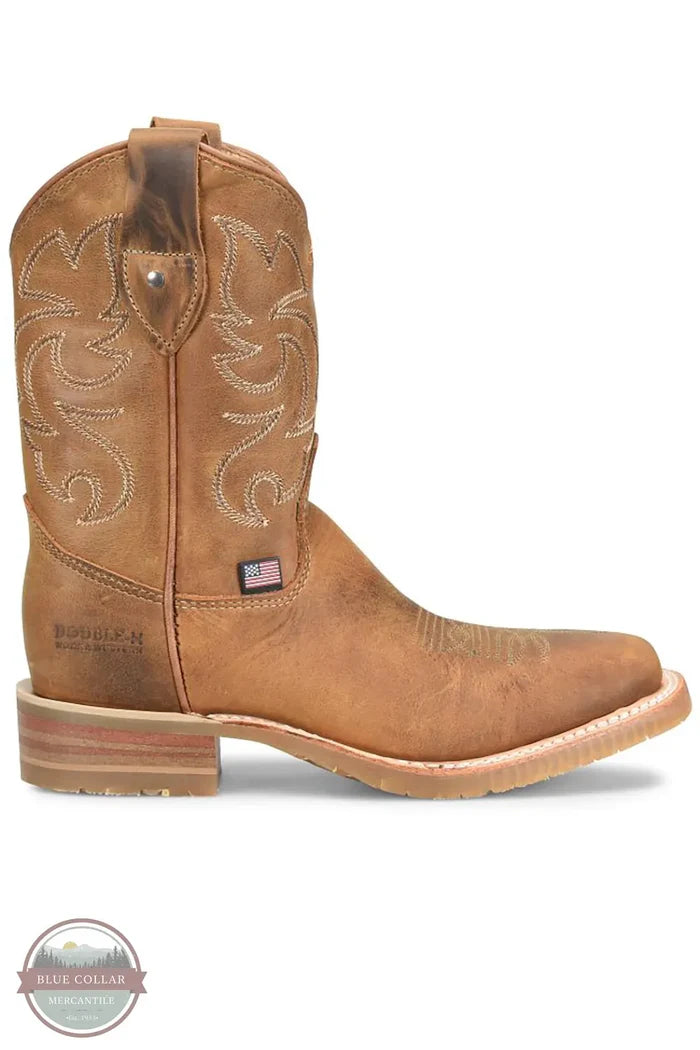 Double H DH5319 Ladies Fields Union Built Square Toe Western Boot side view
