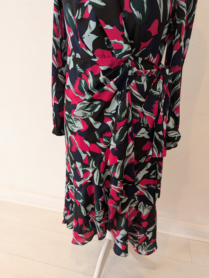 Diane Von Furstenberg Floral Wrap Dress M RRP £415