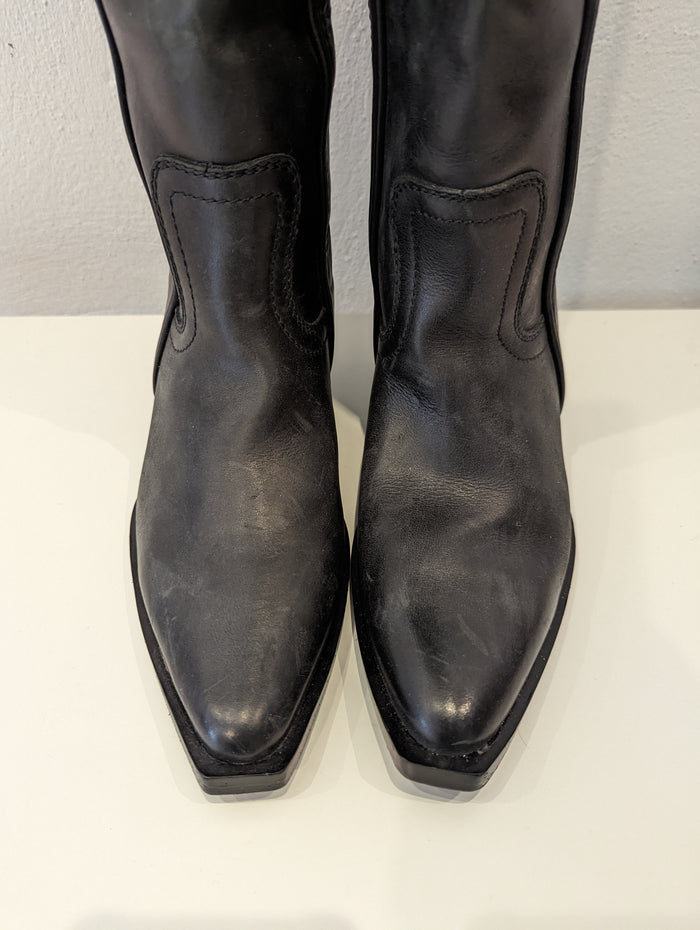 Diesel Black Boots 6 NWT