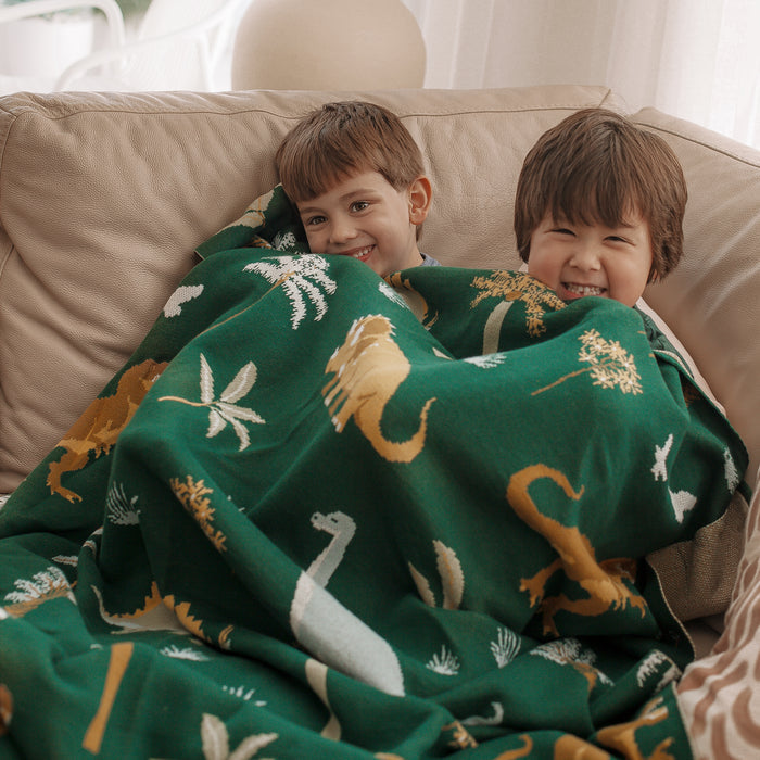 Dinos Throw Blanket