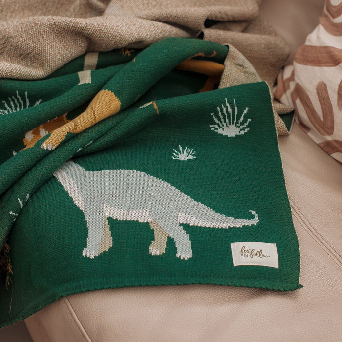 Dinos Throw Blanket