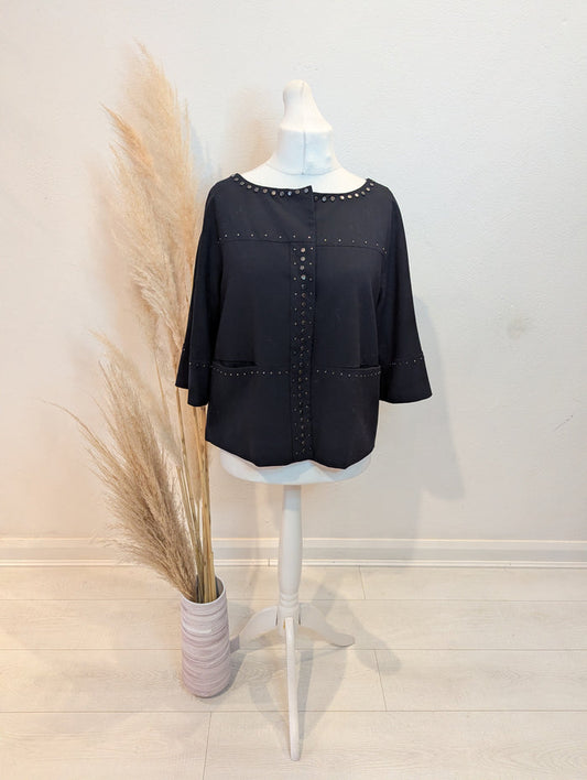 DKNY Black Stud Jacket 16