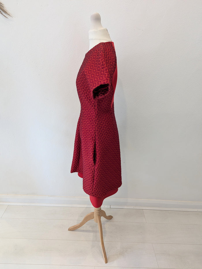 Dorothee Schumacher red skater dress 8