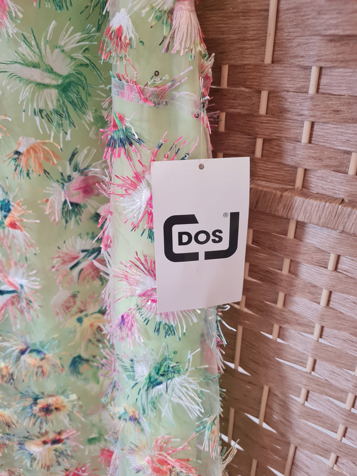 Dos Lime Embellished Shift Dress Size 18-20