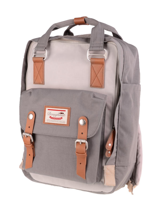 DOUGHNUT BAG MACAROON IVORY X LIGHT GREY