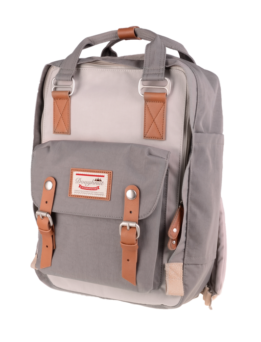 DOUGHNUT BAG MACAROON IVORY X LIGHT GREY