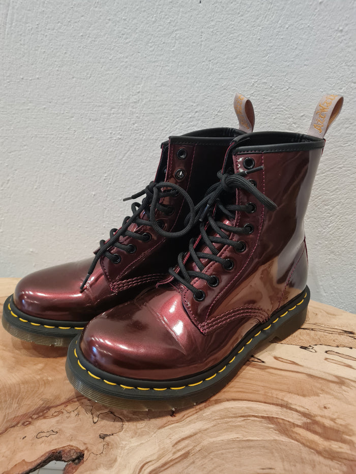 Dr Marten 1460 Vegan Oxblood Chrome 5