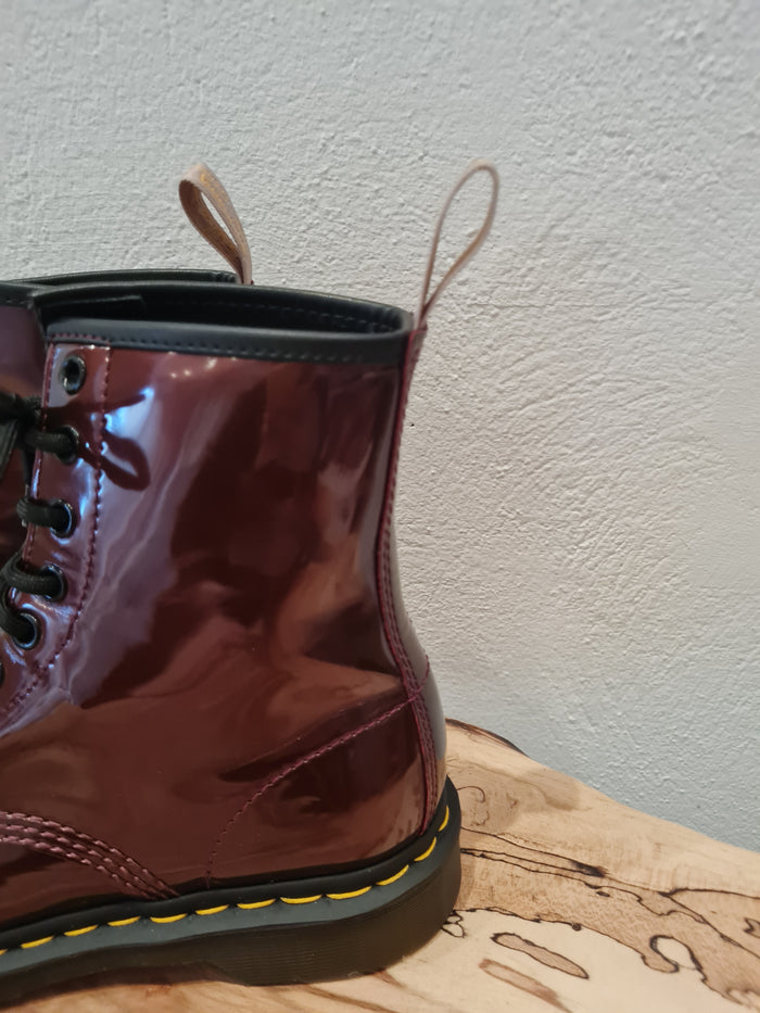 Dr Marten 1460 Vegan Oxblood Chrome 5