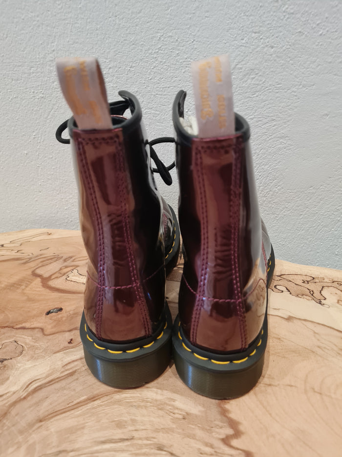 Dr Marten 1460 Vegan Oxblood Chrome 5
