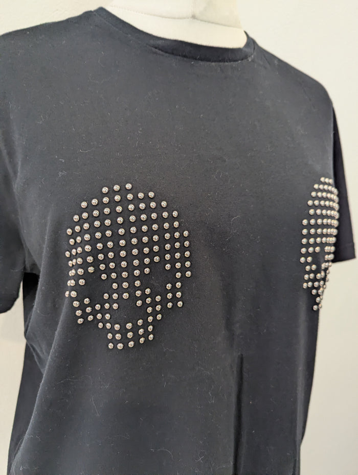 Dr Martens black skull top L