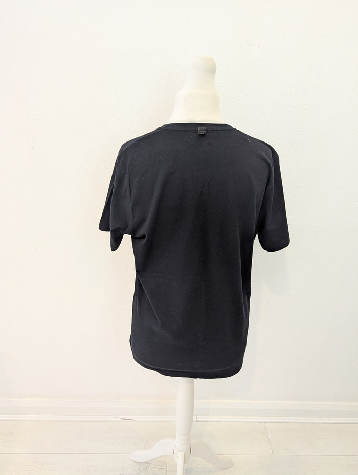 Dr Martens black skull top L