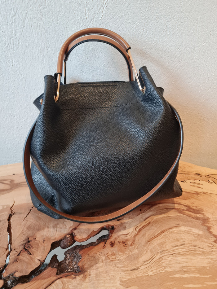 Dune black/camel handbag