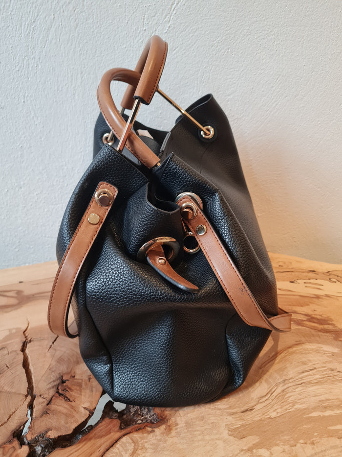 Dune black/camel handbag