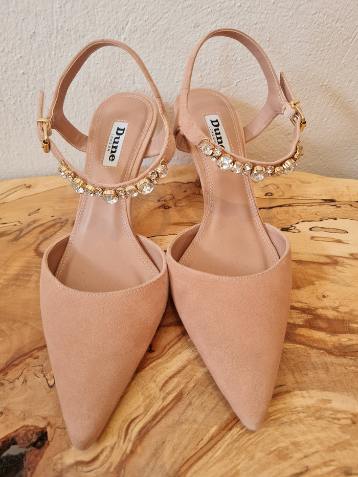 Dune Blush jewelled Heels 5
