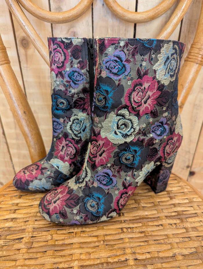 Dune Floral Boots 7
