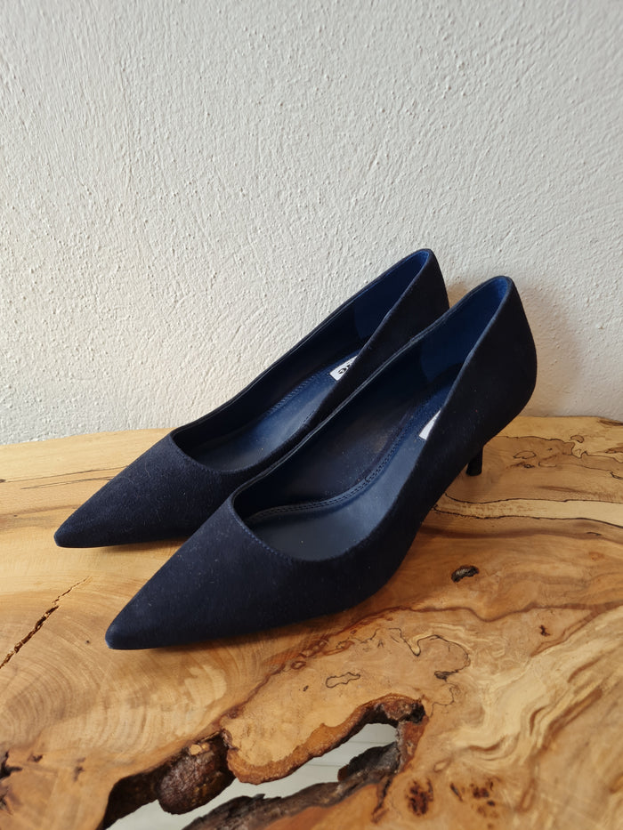 Dune Navy Heels 5 (New)