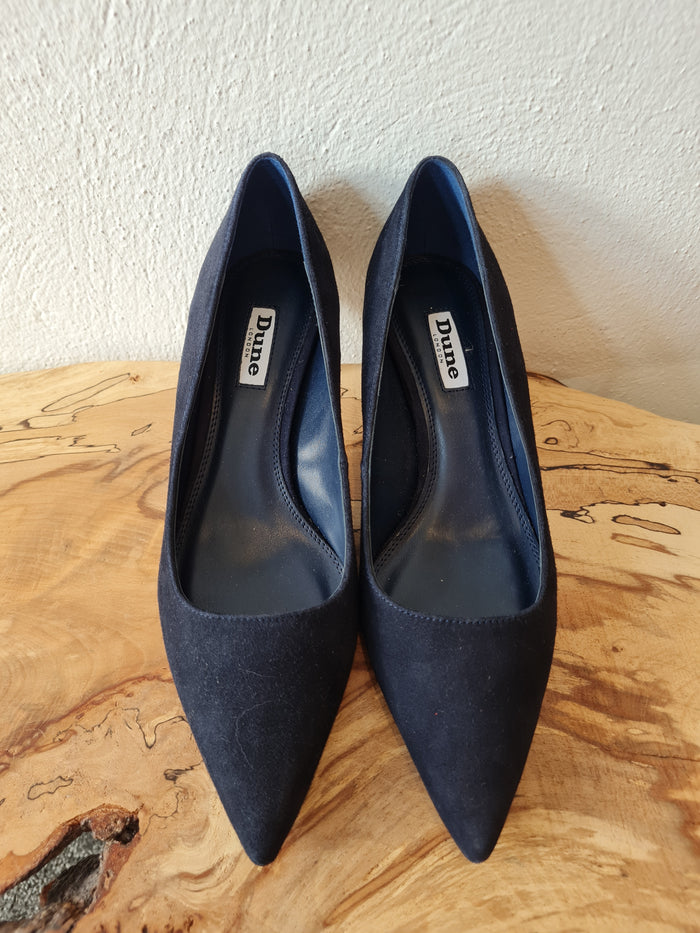 Dune Navy Heels 5 (New)