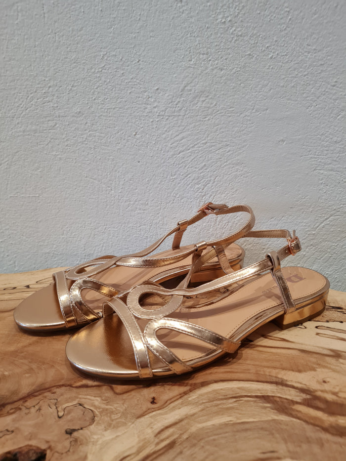 Dune Rose gold sandle 6 New
