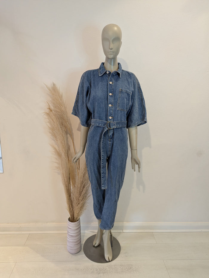 Elenza Blue denim Jumpsuit S
