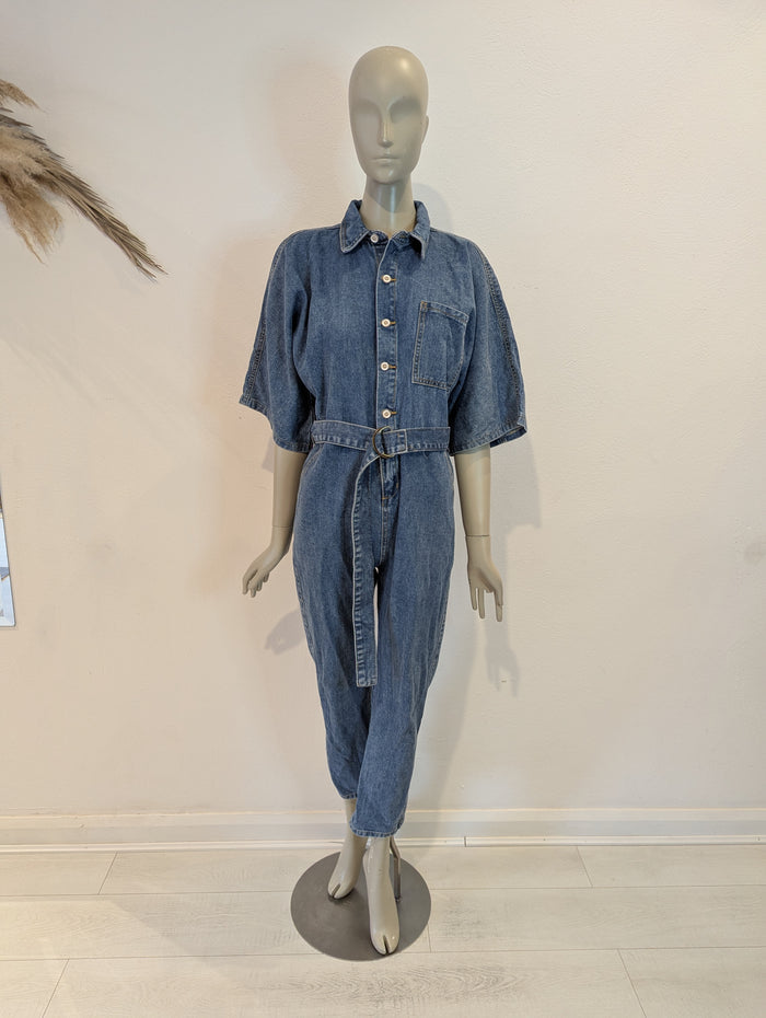Elenza Blue denim Jumpsuit S