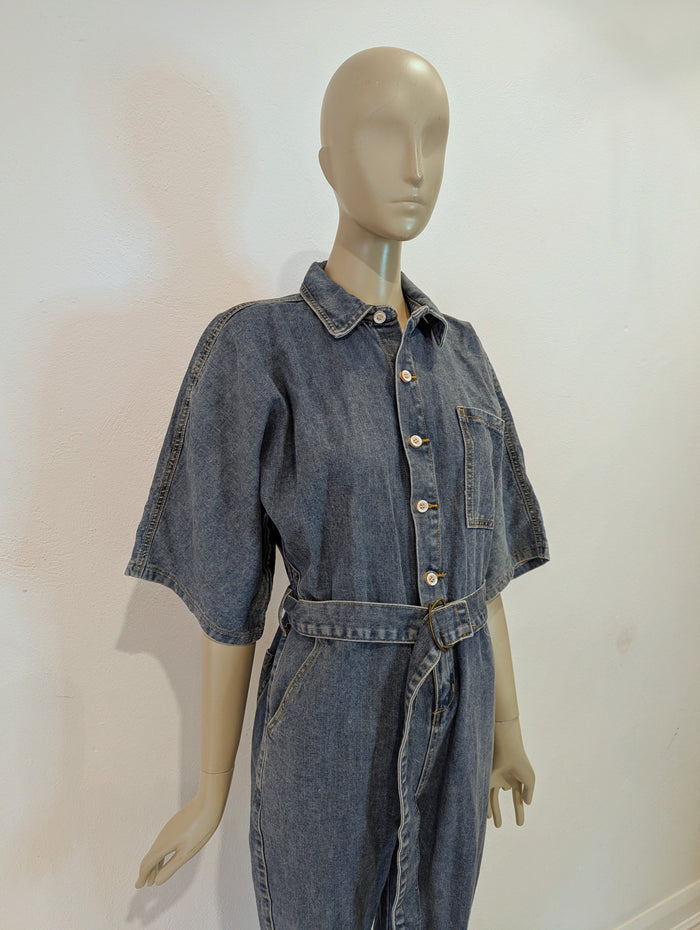 Elenza Blue denim Jumpsuit S