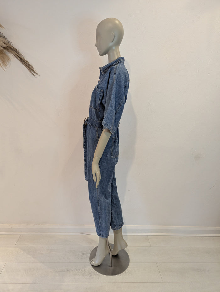 Elenza Blue denim Jumpsuit S