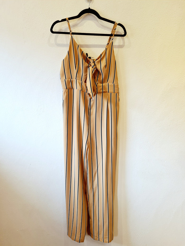 Eli White Stripe Jumpsuit 12