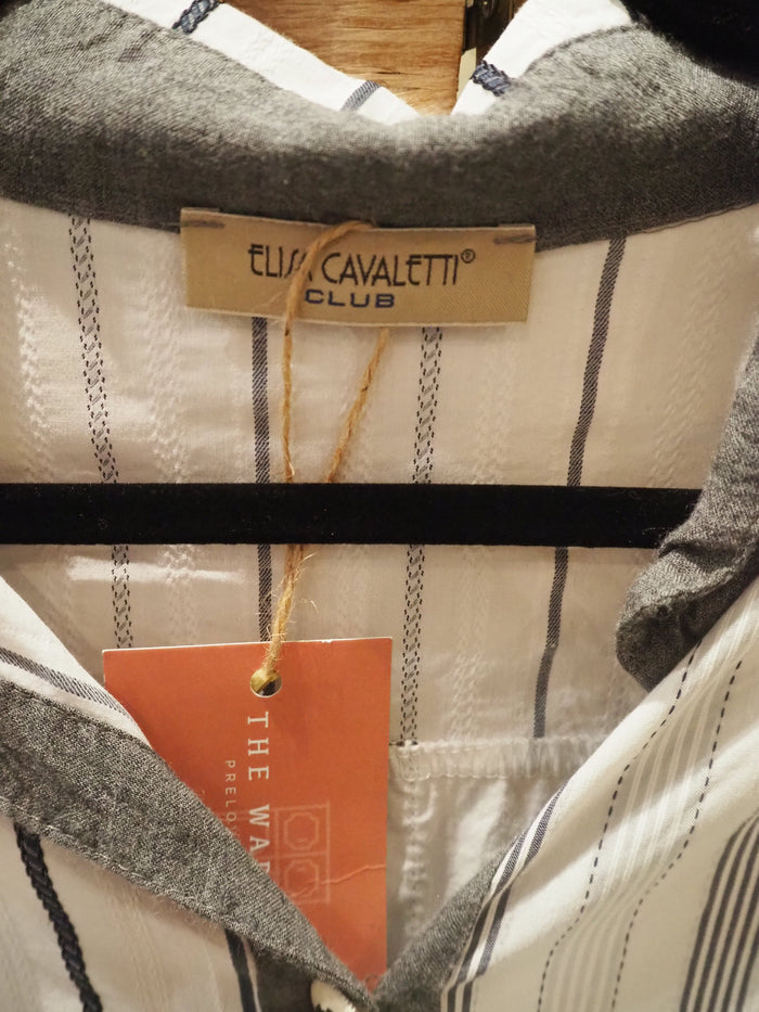 Elisa Cavaletti Club Stripe Shirt L