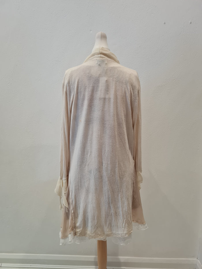 Eliza Cavaletti Cream Two Piece Size 12