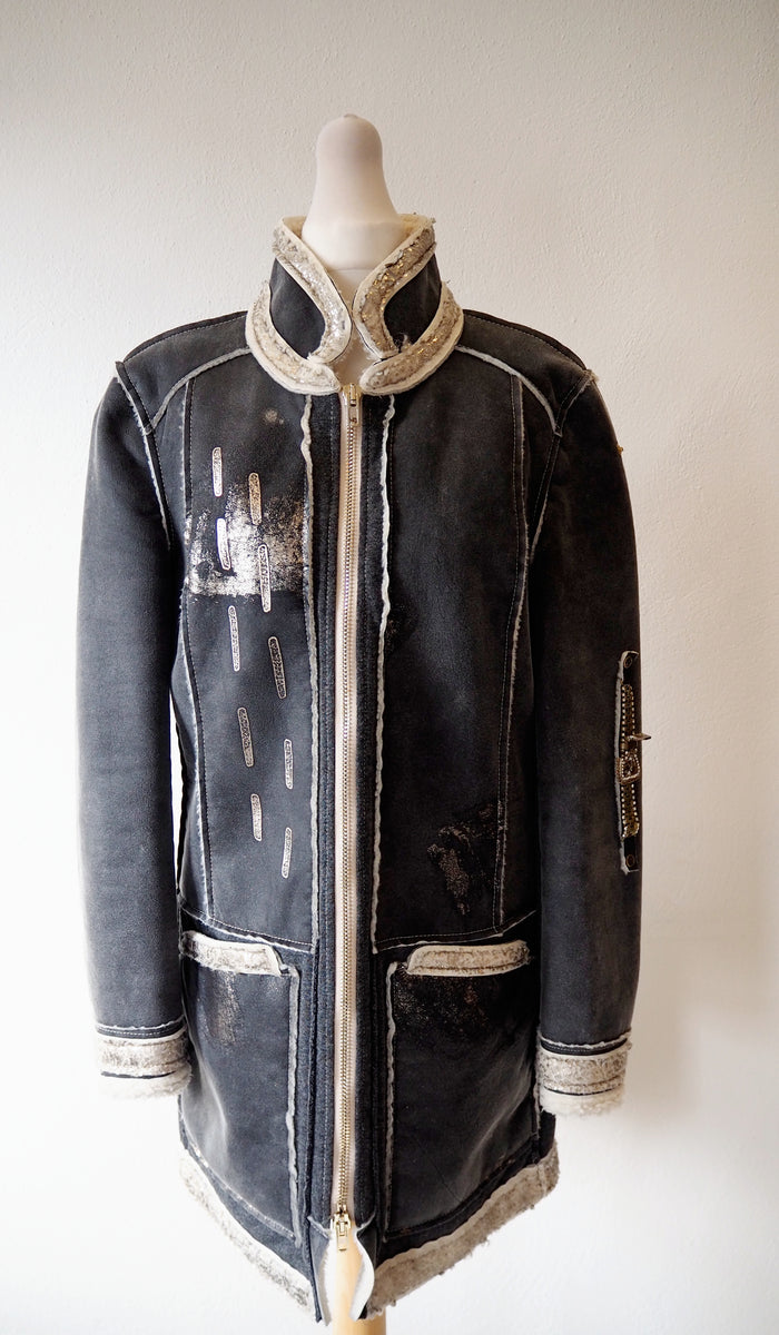 Eliza Cavaletti Grey Coat S