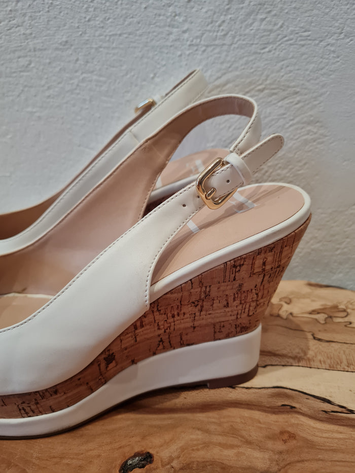 Elle White wedges 5