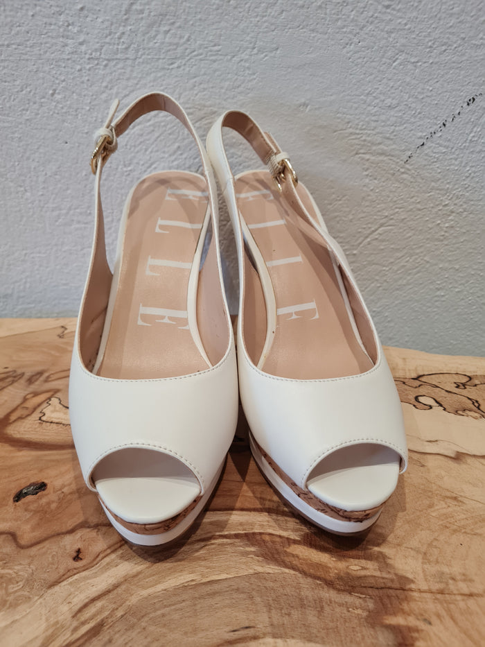 Elle White wedges 5