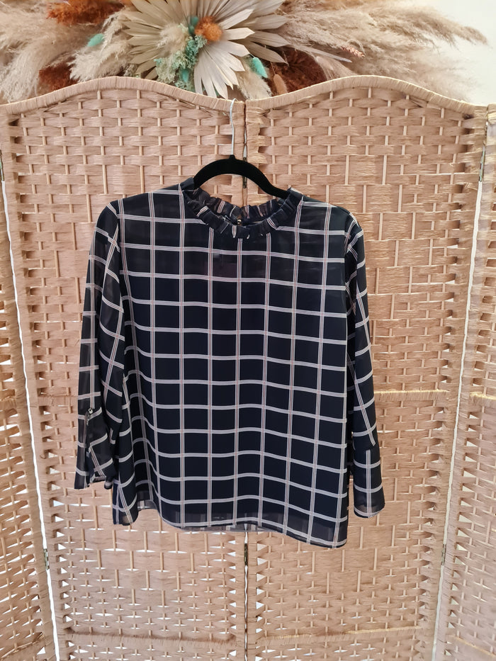 Episode Check Blouse 12